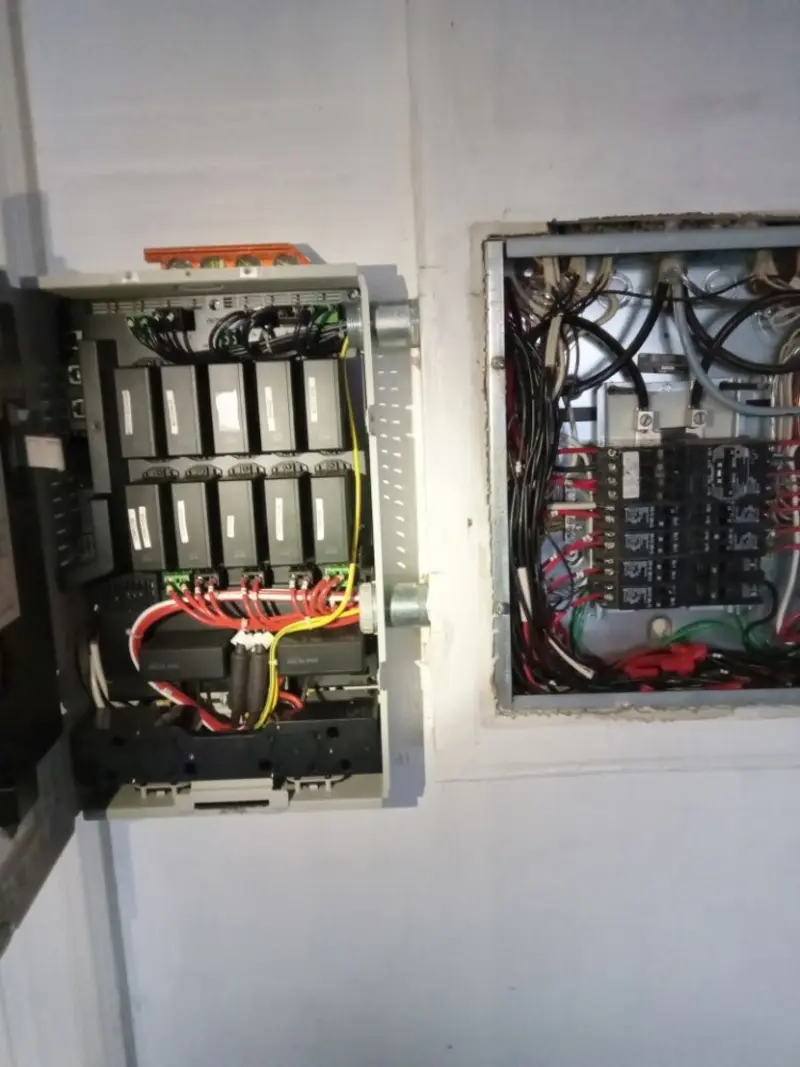 Electrical panel upgrade completed for Security Camera Wiring in Millburn